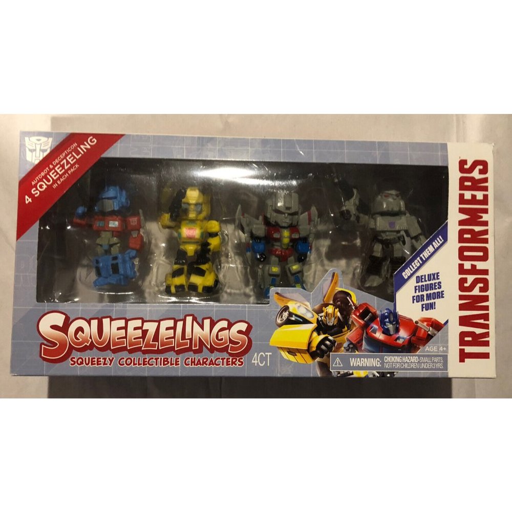 Transformers Squeezelings (Box Set): 4 Squeezable Mini Figures (w/Optimus Prime)